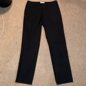 CALVIN KLEIN Black Slim Fit Dress Pants